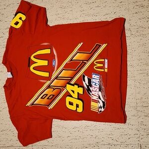 Bill Elliott 94 Red Nascar McDonald's Crewneck T-Shirt Vintage 1997